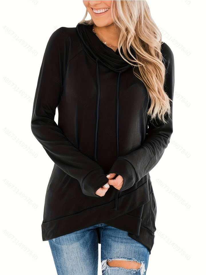 Tansholpan - Jersey De Cuello Alto Manga Larga Y Capucha
