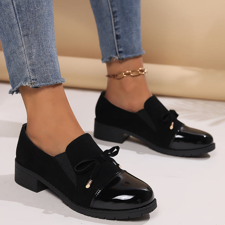 Virna - Elegantes Mocasines Antideslizantes Con Lazo