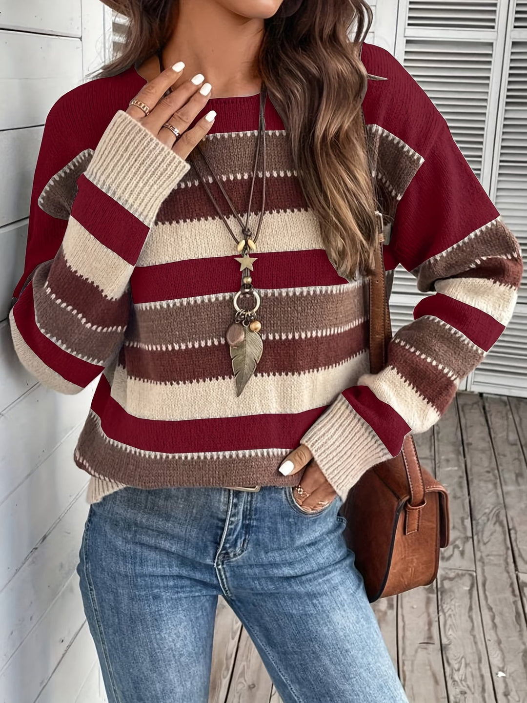 Fadina - Jersey De Punto De Manga Larga