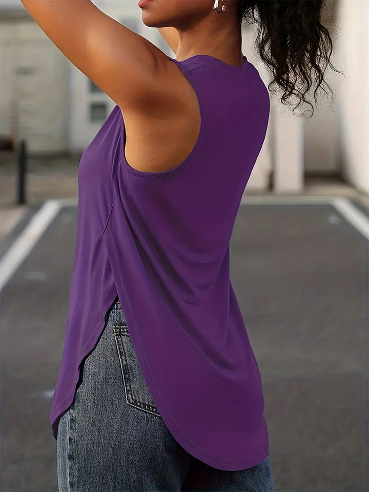 Desirae - Camisa Sin Mangas Transpirable