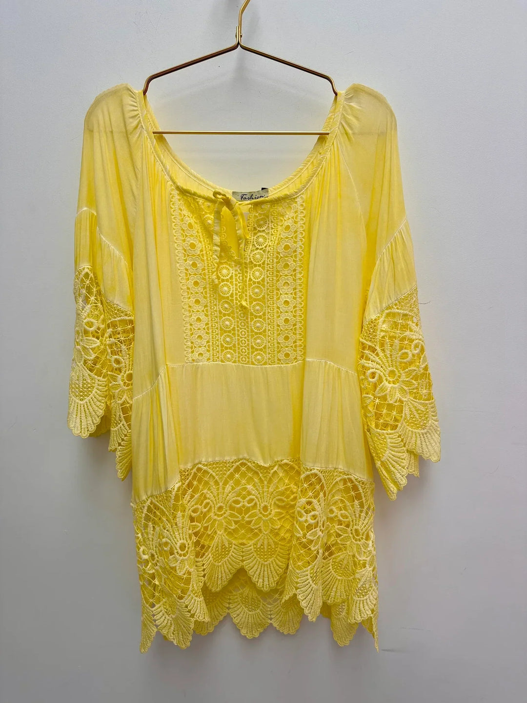 Lurdes - Camisa Elegante Con Cuello Redondo