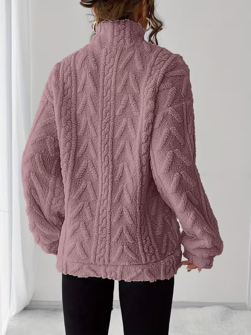 Nessia - Sudadera Versátil De Forro Polar