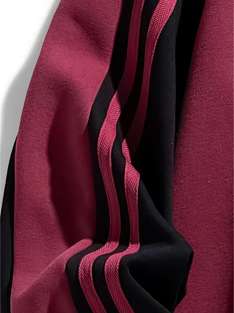 Maddox - Sudadera Con Mangas a Rayas y Cuello Redondo
