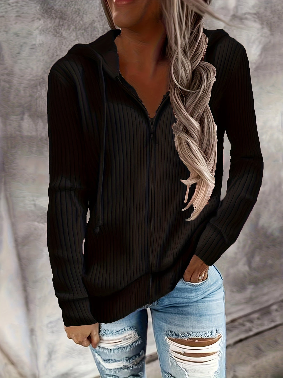 Moira - Sudaderas Con Capucha, Cremallera y Cordón Regulable, Manga Larga
