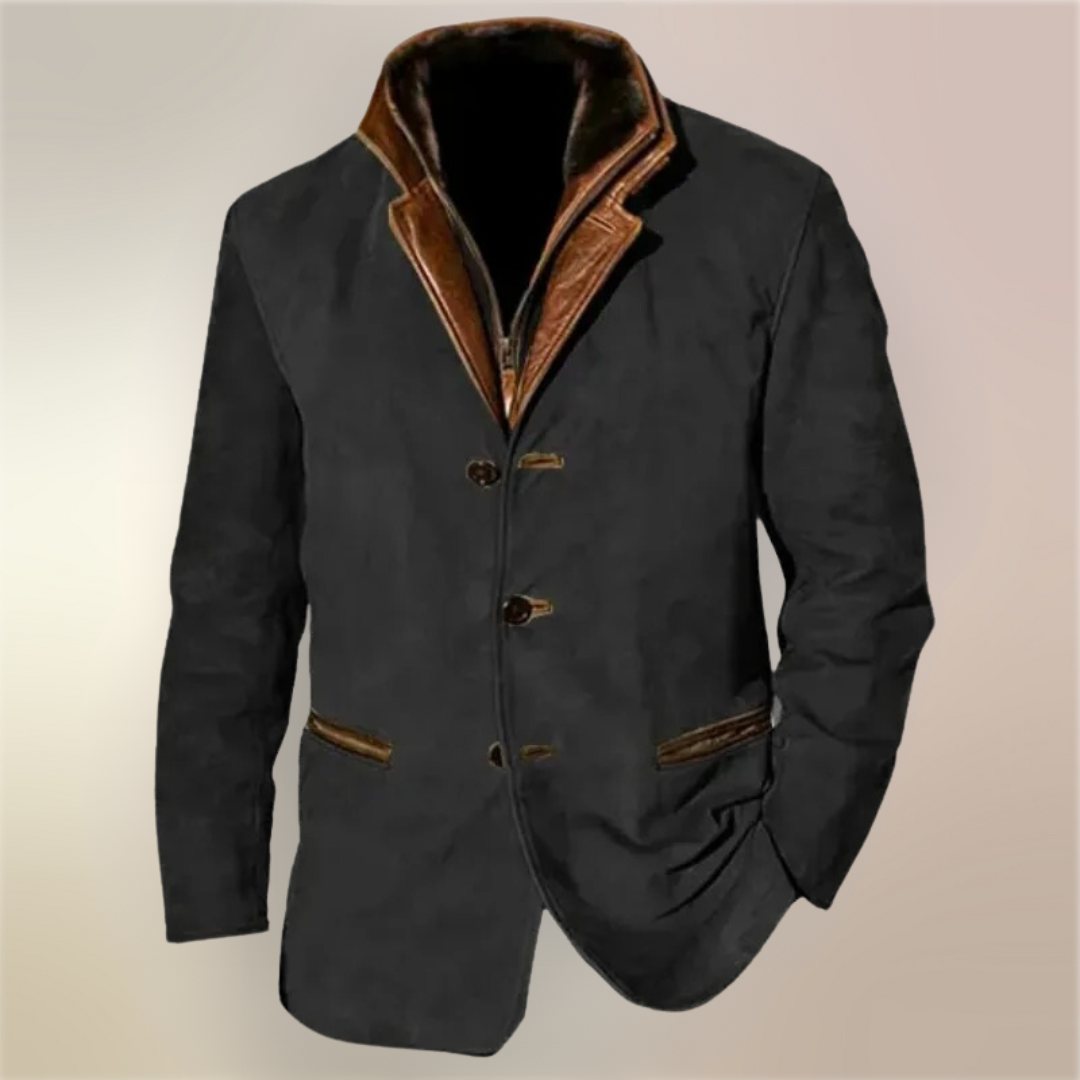 Sylvester - Chaqueta de Estilo Vintage