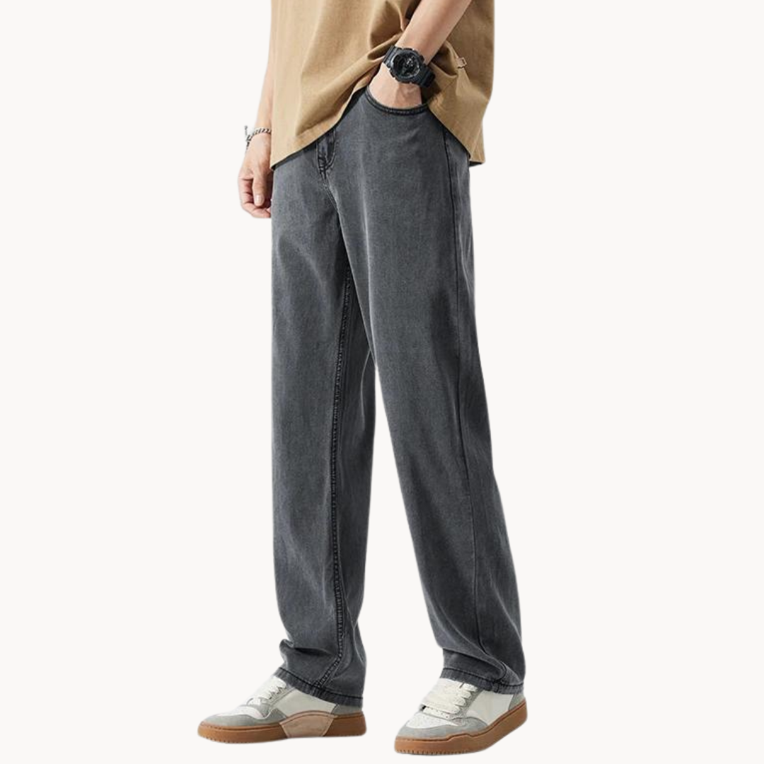 Teofilo - Pantalón Elegante De Pierna Ancha