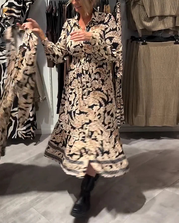 Merle - Vestido Con Estampado De Moda