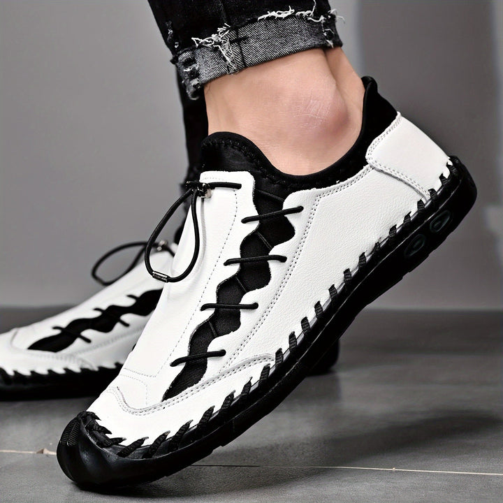 Razam - Zapatillas De Cuero Con Suela Antideslizante