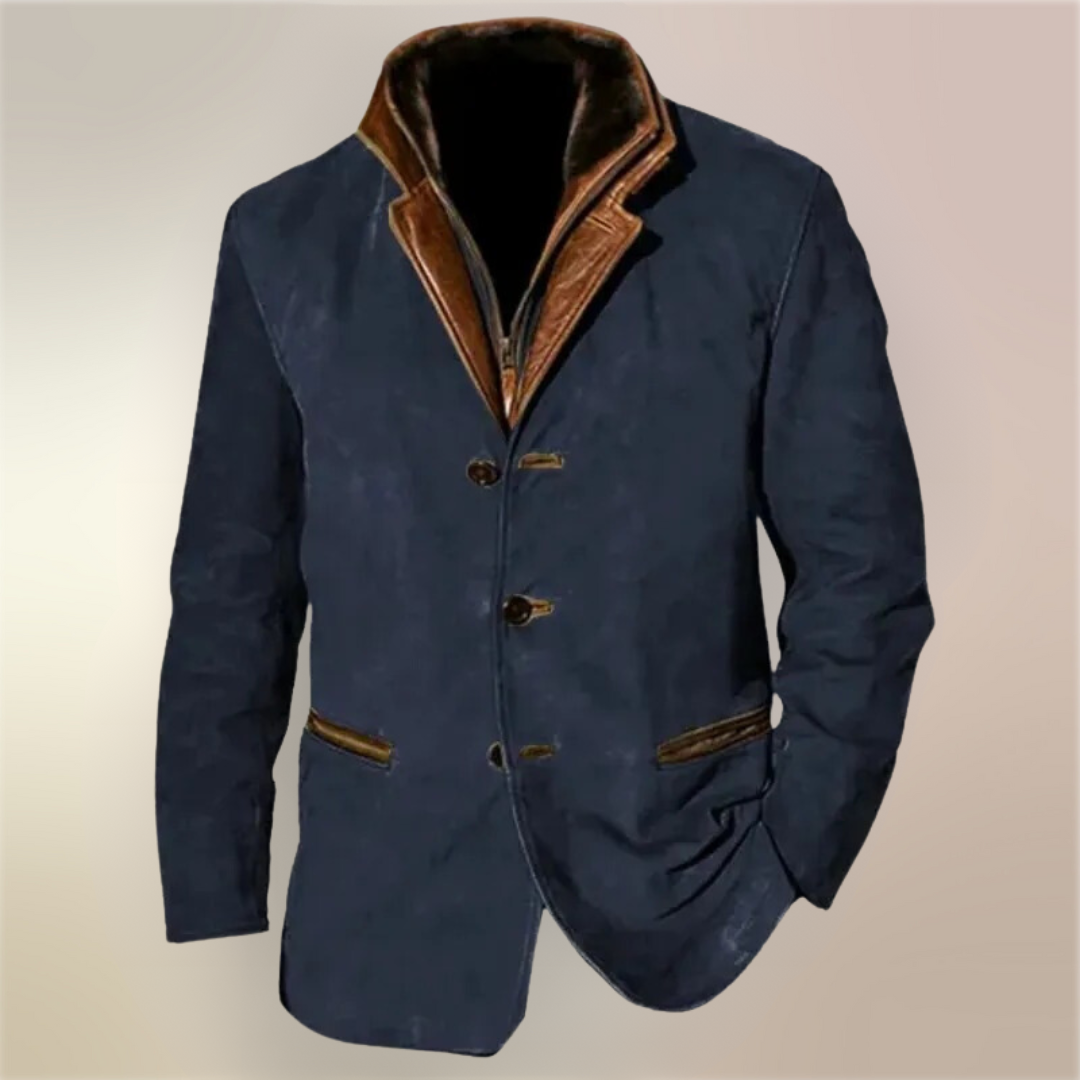 Sylvester - Chaqueta de Estilo Vintage