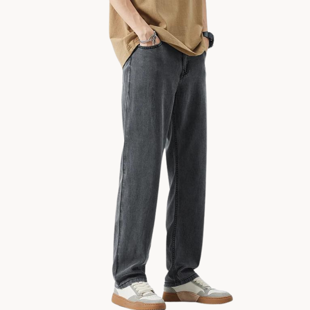 Teofilo - Pantalón Elegante De Pierna Ancha