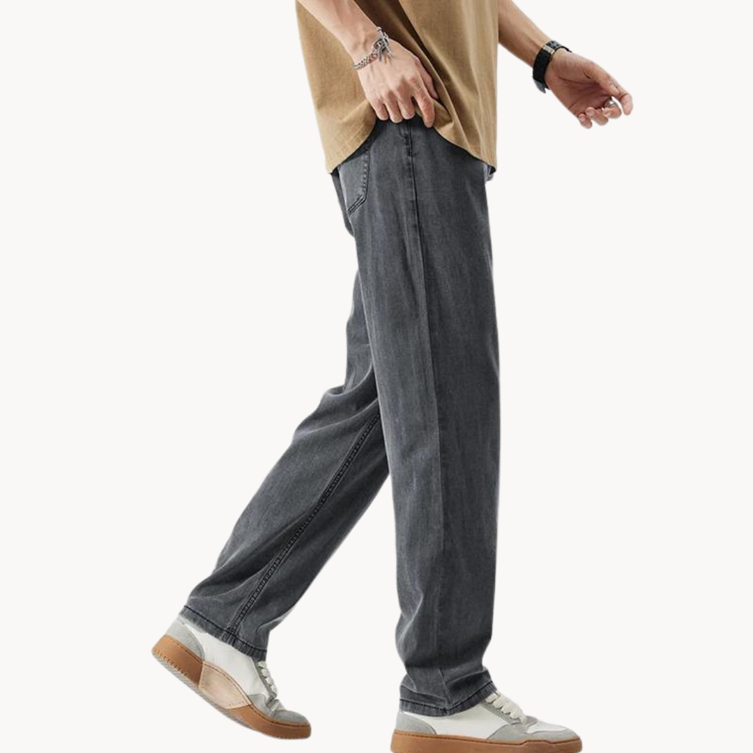Teofilo - Pantalón Elegante De Pierna Ancha