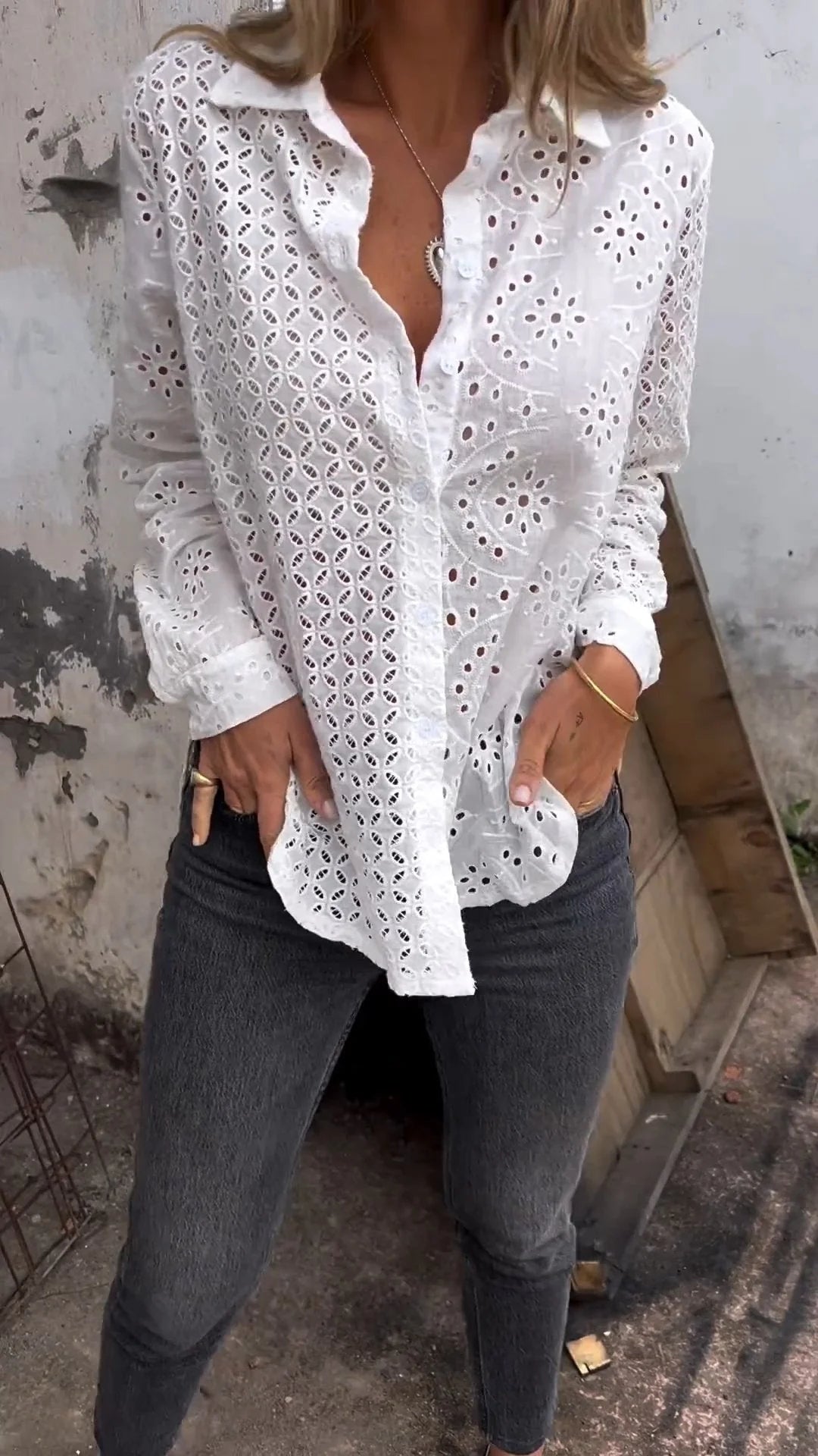 Tommie - Camisa Con Dibujo En Blanco