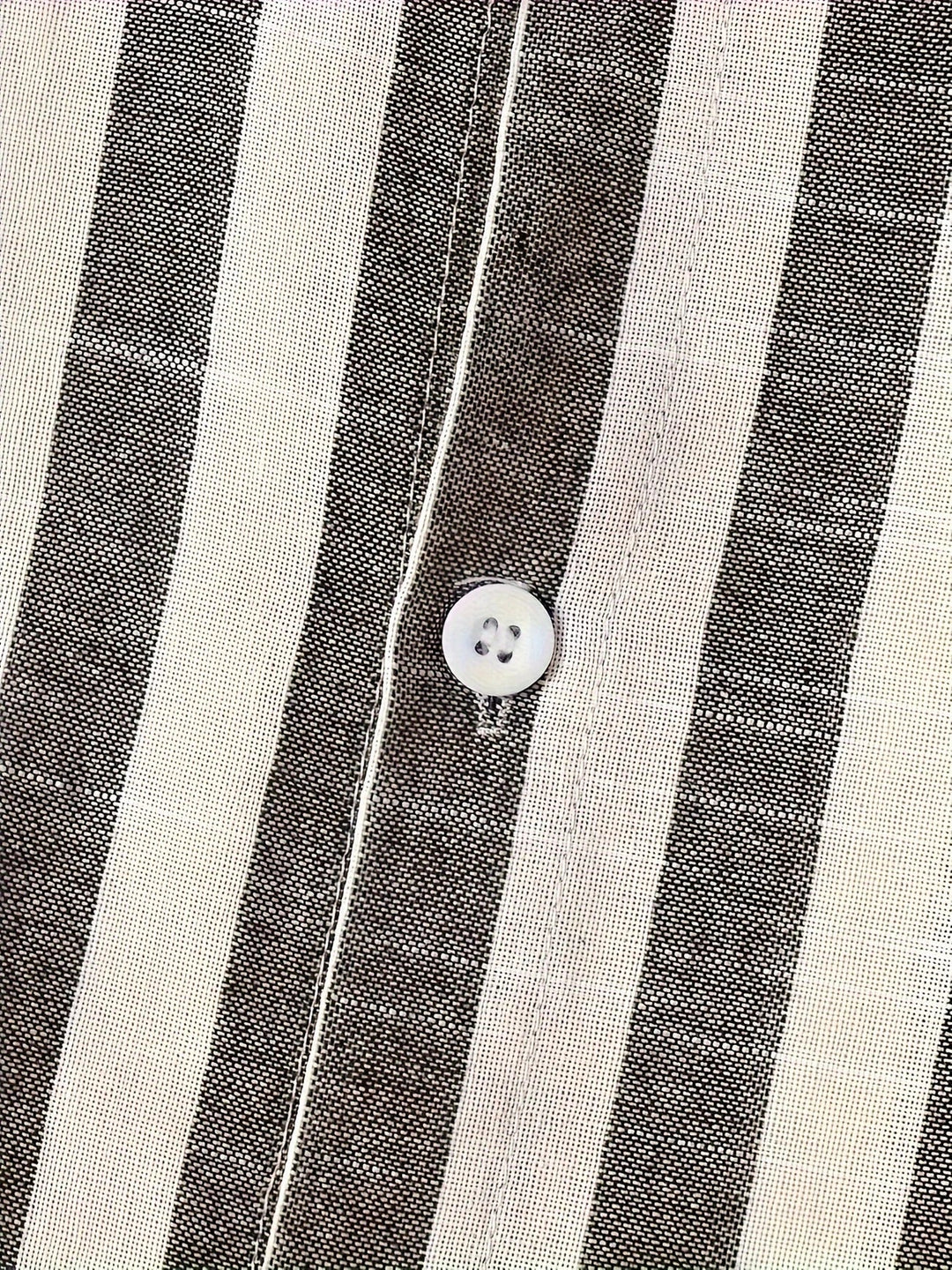 George - Camisa Elegante De Manga Larga a Rayas