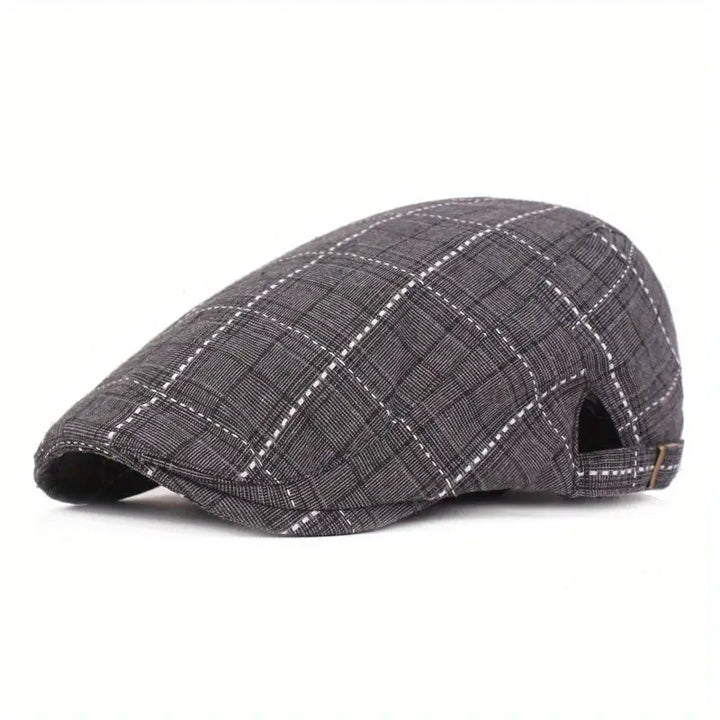 Checklyn - Gorro Elegante Con Estampado De Cuadros