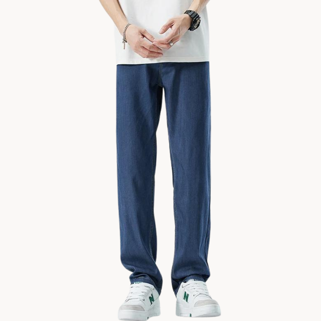 Teofilo - Pantalón Elegante De Pierna Ancha