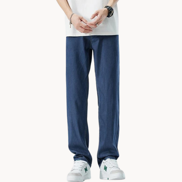 Teofilo - Pantalón Elegante De Pierna Ancha