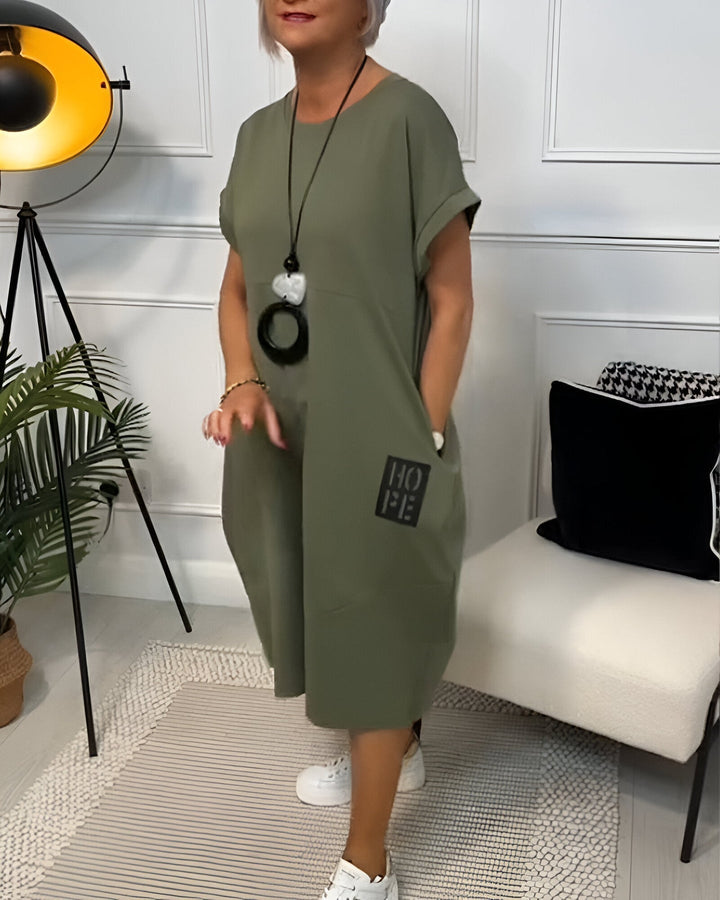Jocelyn  - Vestido Informal y Cómodo Con Bolsillos