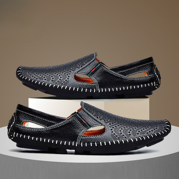 Akiva - Sandalias Cómodas De Cuero