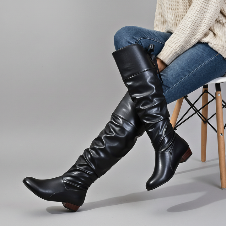 Patrena - Botas Altas De Cuero