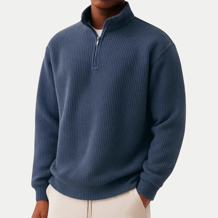 Shachar - Jersey Informal Con Cremallera
