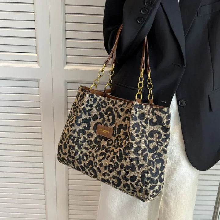 Leonora - Bolso Tote Con Estampado De Leopardo