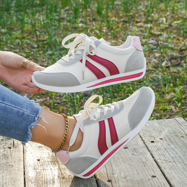 Adina - Cómodas Zapatillas Con Cordones