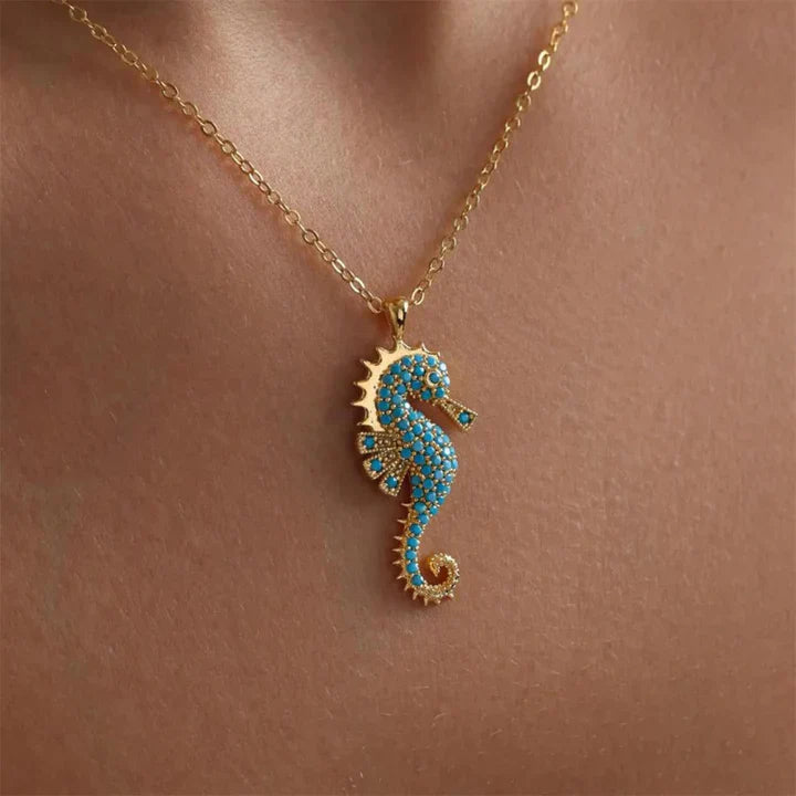 Inez - Collar Con Caballito De Mar