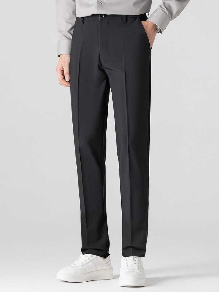 Henson - Polo De Punto Jacquard Geométrico y Pantalones Ajuste Entallado