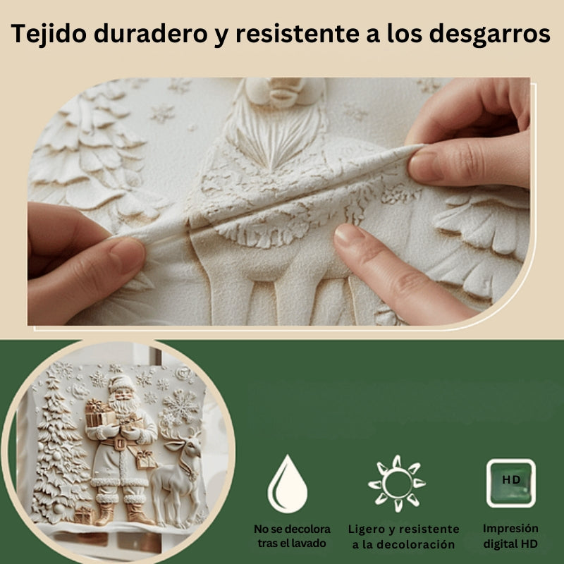 CozyFest - Funda De Almohada Con Motivos Navideños Para La Decoración Del Hogar