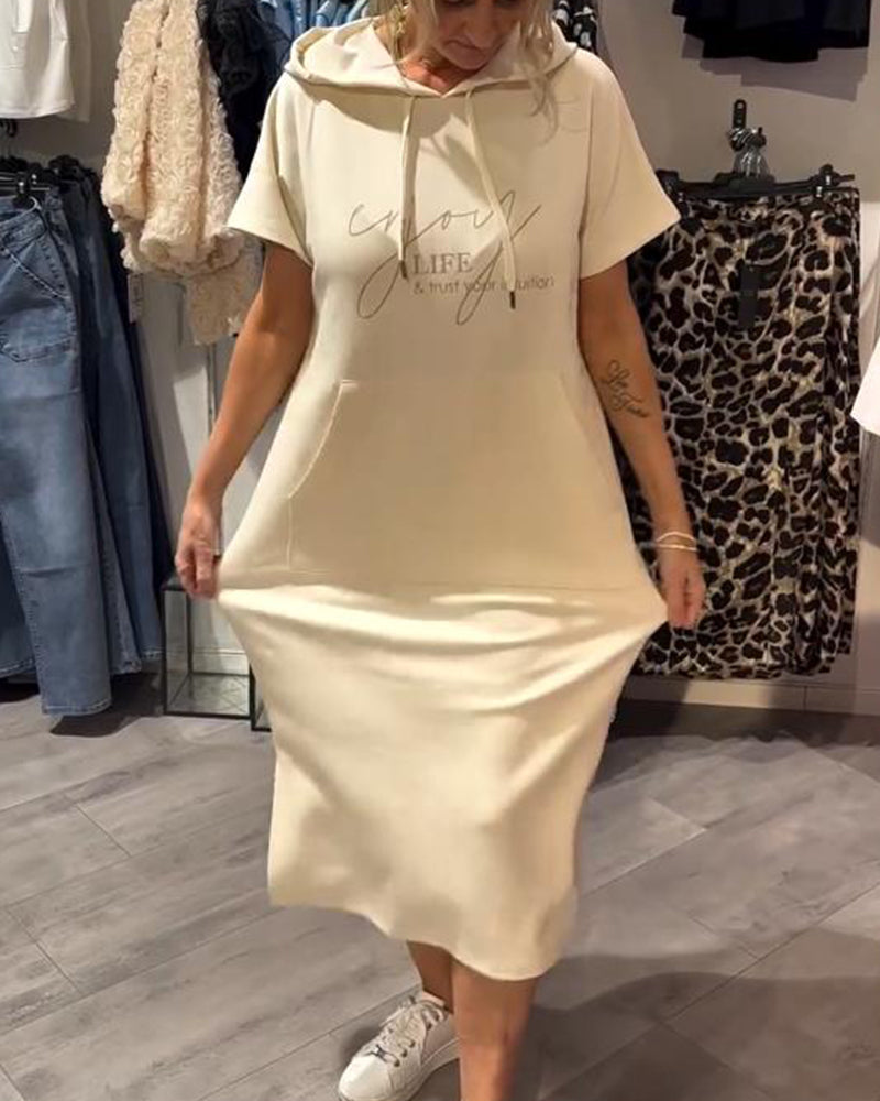 Nadia - Vestido Elegante Con Capucha