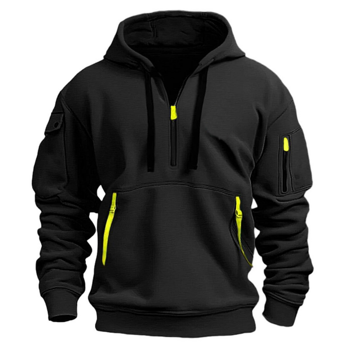 Ludomir - Sudadera Con Capucha Manga Larga Y Múltiples Bolsillos