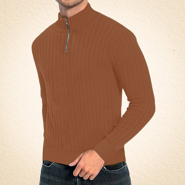Zaccheo - Jersey Informal De Cuello Alto Con Cremallera