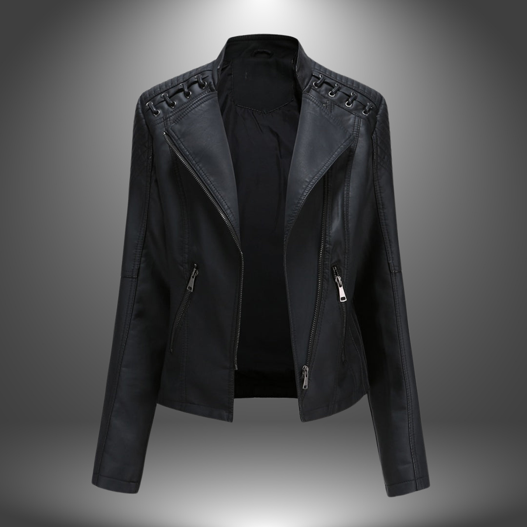 Lilia - Chaqueta De Cuero Prémium
