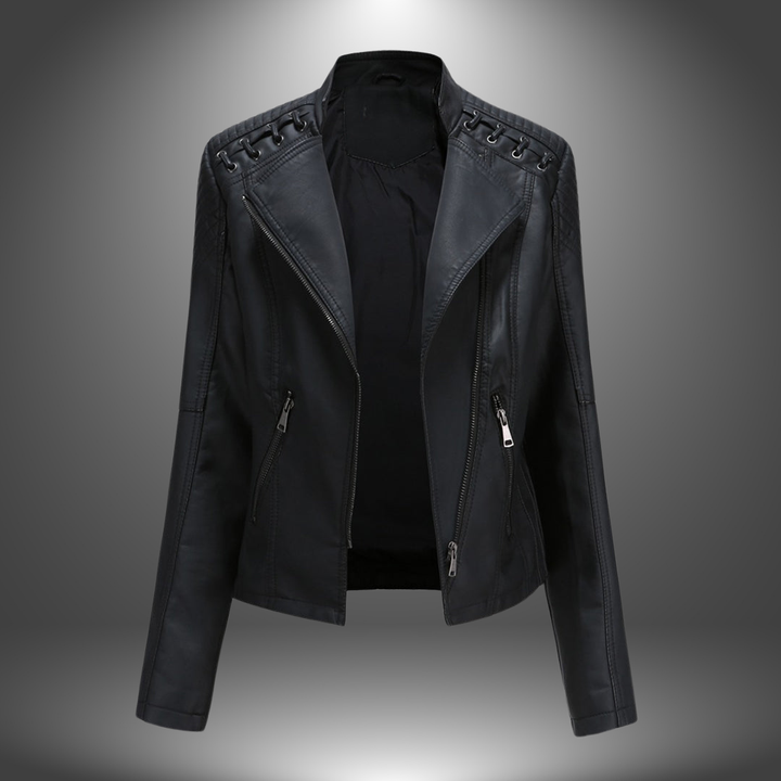 Lilia - Chaqueta De Cuero Prémium