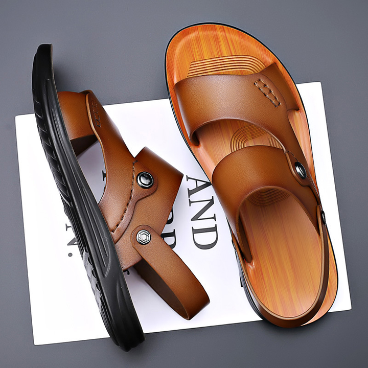 Bryon - Sandalias De Cuero Avenwood