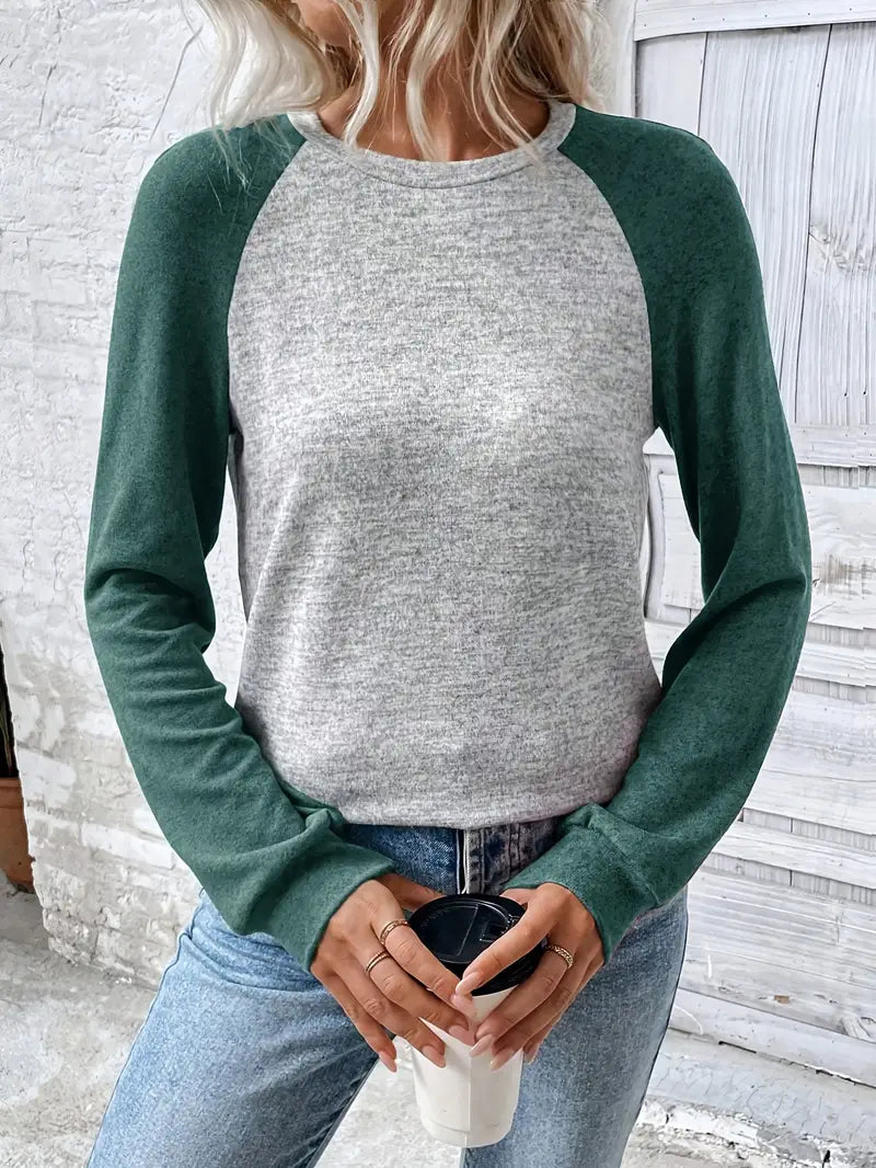 Samridhii - Camisa Informal De Cuello Redondo