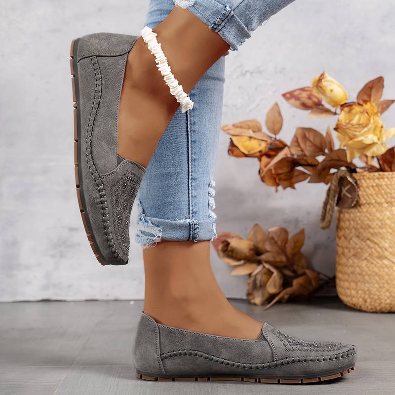 Orital - Mocasines Suaves Cosidos Vintage