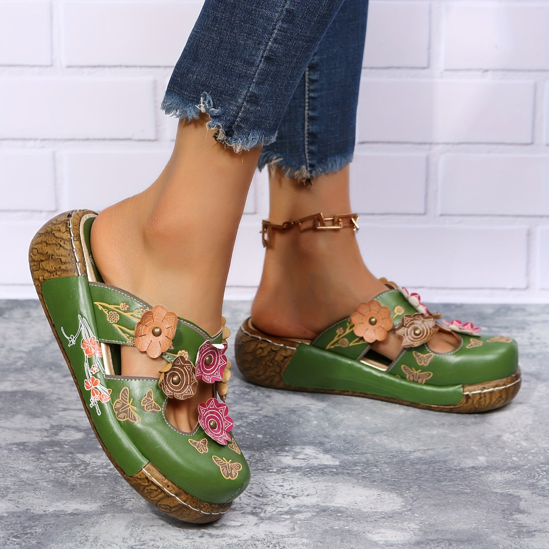 Oprah - Sandalias Elegantes Con Cuña Antideslizante