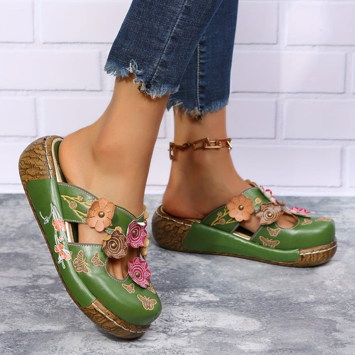 Oprah - Sandalias Elegantes Con Cuña Antideslizante