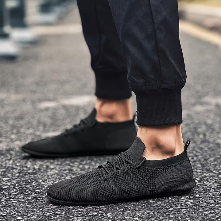 Jouiad - Zapatos de Punto Transpirables Con Cordones