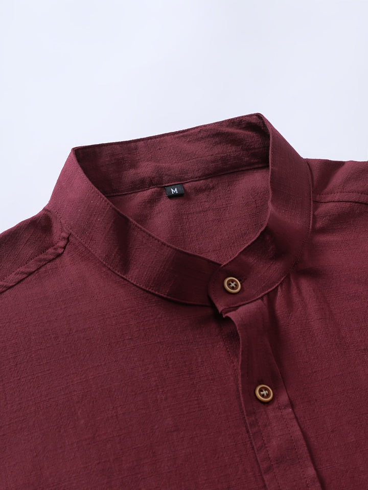 Tejada - Camisa Informal De Algodón Con Bolsillo