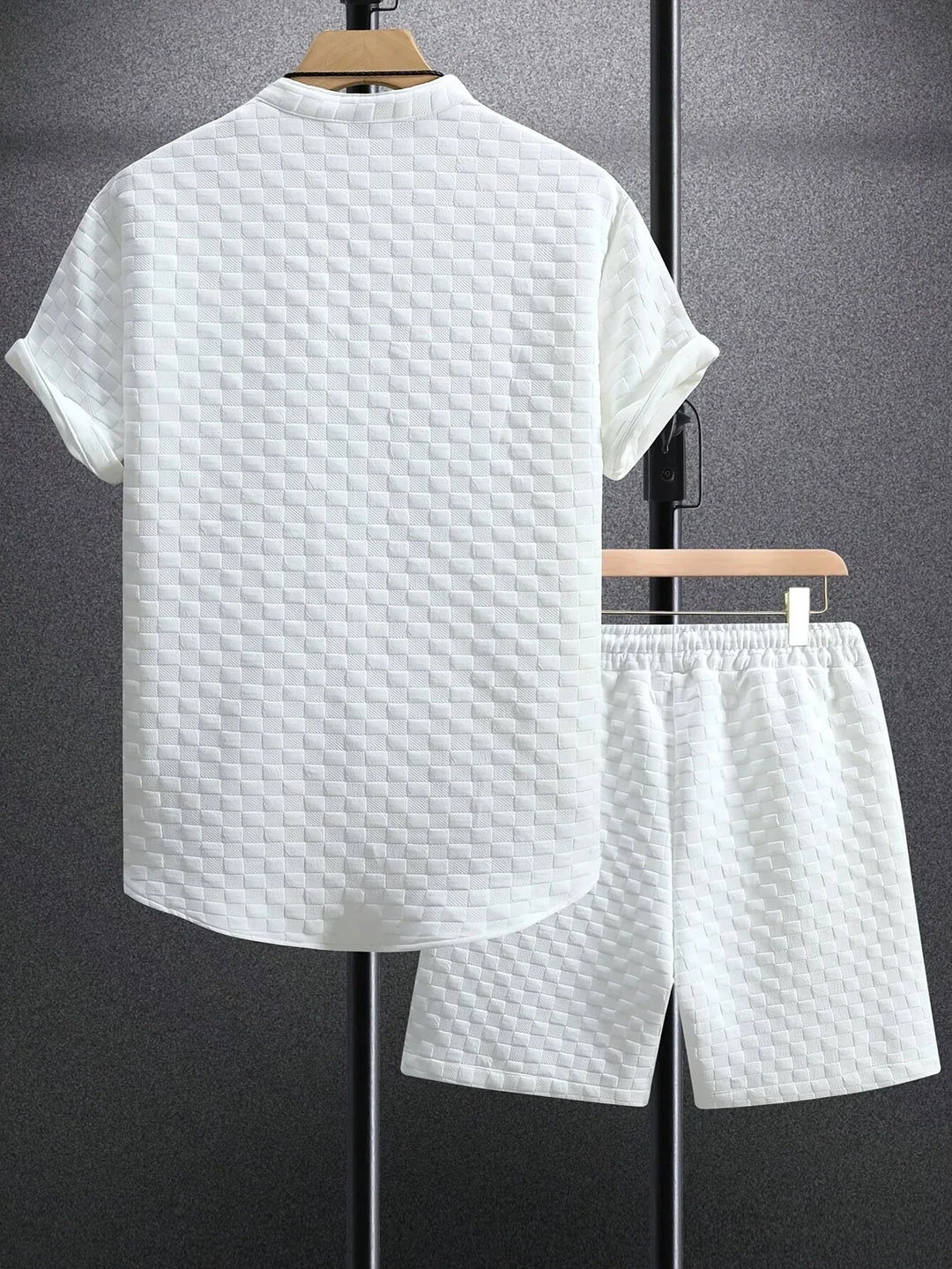 Zane - Conjunto Informal De Camiseta De Manga Corta y Pantalón Corto Para Verano