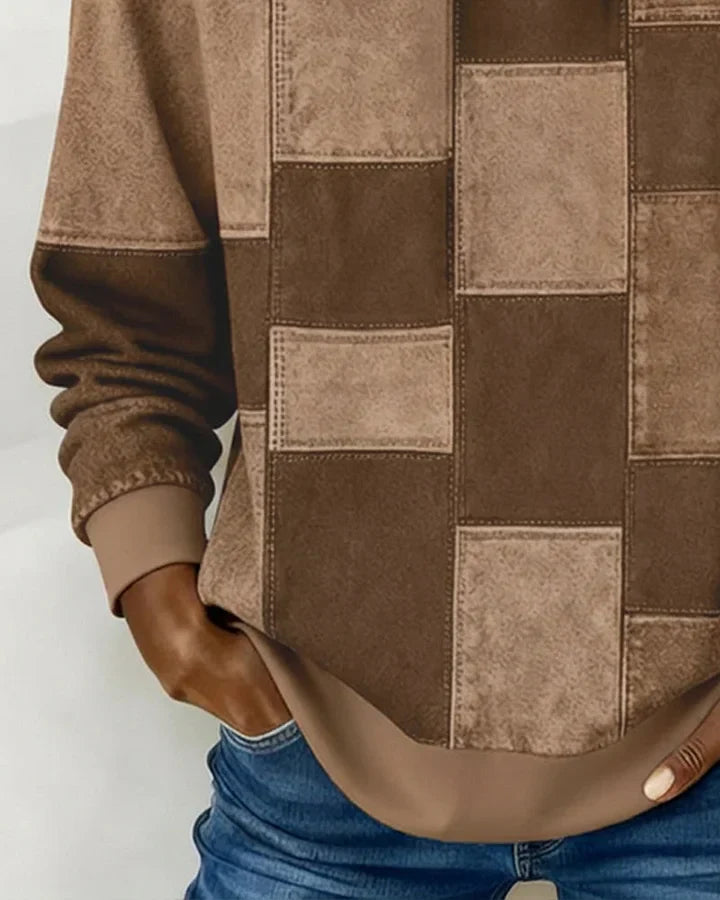 Yaralyn - Sudadera con Capucha de manga Larga y Estampado a Cuadros