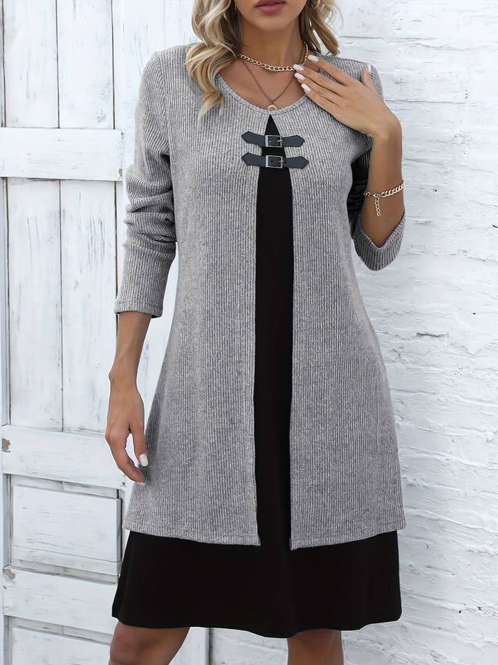 Shirahoshi - Traje De Dos Piezas Con Cuello Redondo Para Otoño e Invierno