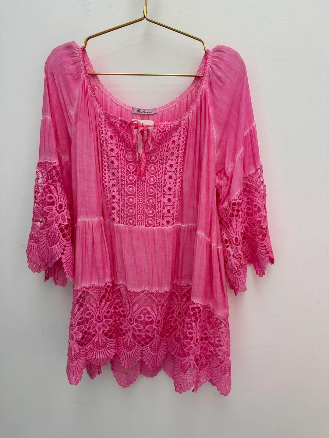 Lurdes - Camisa Elegante Con Cuello Redondo