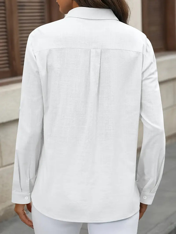 Athena - Camisa De Algodón Con Bolsillos Delanteros