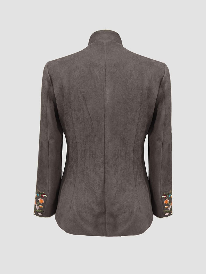 Anisaa - Chaqueta Elegante Con Cuello Alto