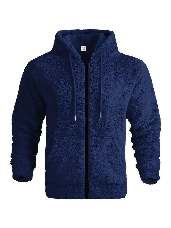 Ushakov - Sudadera Con Capucha y Cremallera Manga Larga Estilo Informal