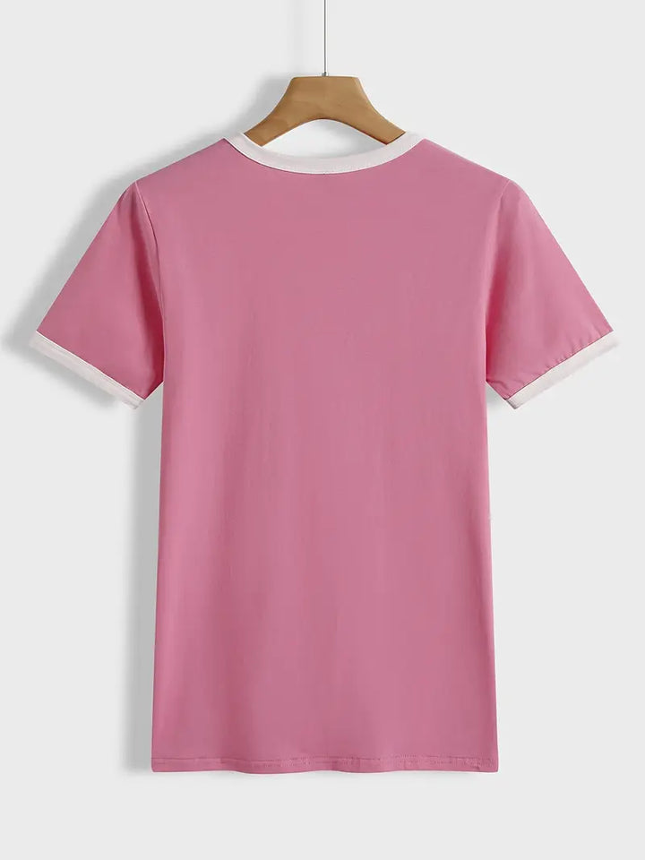 Kisara - Camiseta Informal De Manga Corta