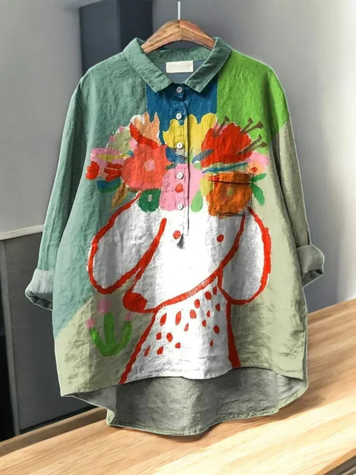 Hitomi - Blusas Florales Clásicas